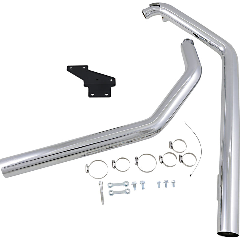 Vance & Hines Straightshots 2-Into-2 Exhaust System - 17817 For Harley Softail 1986-2011