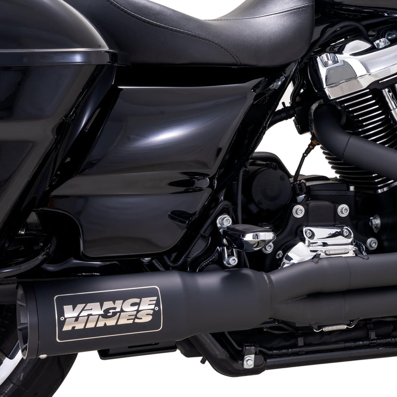 Vance & Hines Hi-Output 2-Into-1 Exhaust System - 47321 For Harley Touring 2017-2024