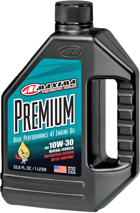 Maxima Racing Oil 78-98821 30-20901 PREMIUM 4T 10W30 1LT 12/CASE
