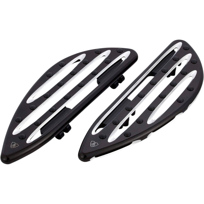 ARLEN NESS 1621-1008 410-003 Deep Cut Floorboards - Driver Floorboards - Deep Cut - Black