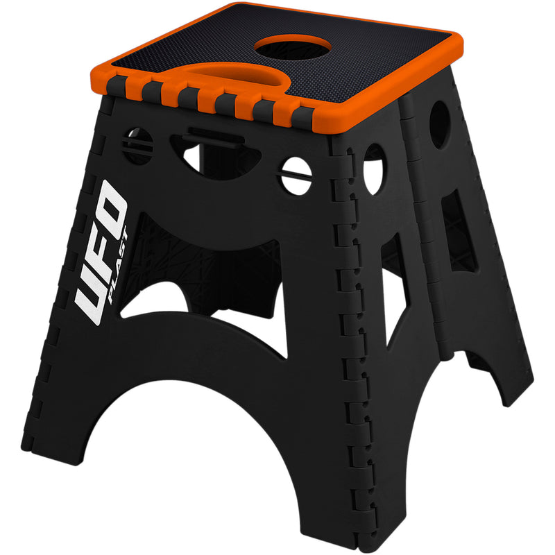 UFO 4101-0488 AC02428F Folding Bike Stand Bike Stand - Folding - Black/Orange