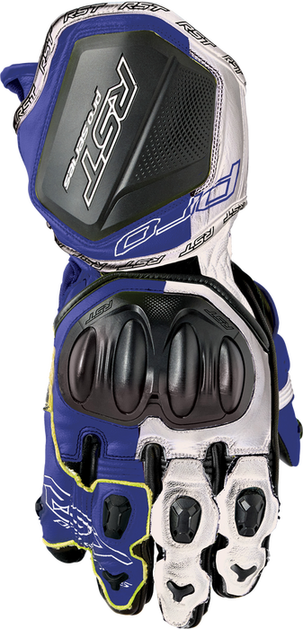 Rst 556-3715112 103715BLU-12 PRO SERIES GP D3O GLOVES WHITE/BLUE LEATHER 2XL