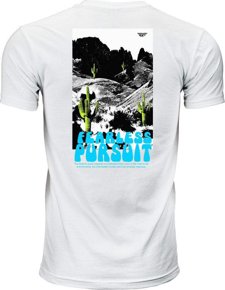 Fly Racing 354-0411S 354-0411S FLY DESERT TEE WHITE SM