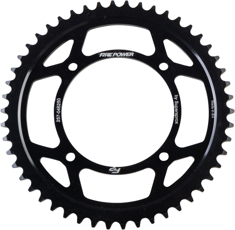 Fire Power Rear Sprocket Steel 50T Black - FPS-462-50- BLK Kawasaki Dirt Bikes 1986-2024