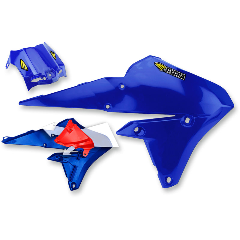 Cycra Powerflow Radiator Shroud - 1CYC-1778-62 Yamaha Dirt Bikes 2014-2019