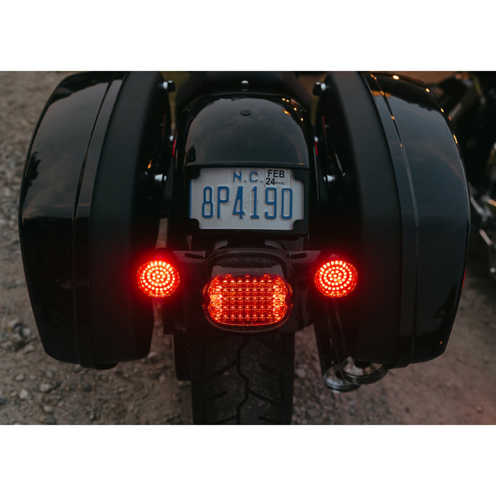 CUSTOM DYNAMICS 2010-1434 CD-TL-NW-S Low Profile LED Taillight - No Window - Smoke