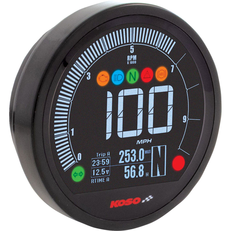Koso North America DL-04HD Gauge - BA077400 For Harley 2004-2013
