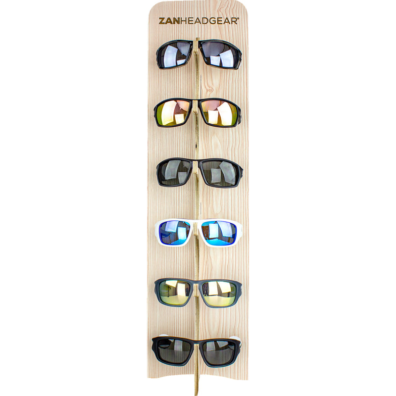 ZAN HEADGEAR 9903-0862 EZACTION25 DISPLAY ZAN ACTION SPORTS GLASSES W/FOAM 12-PCS.