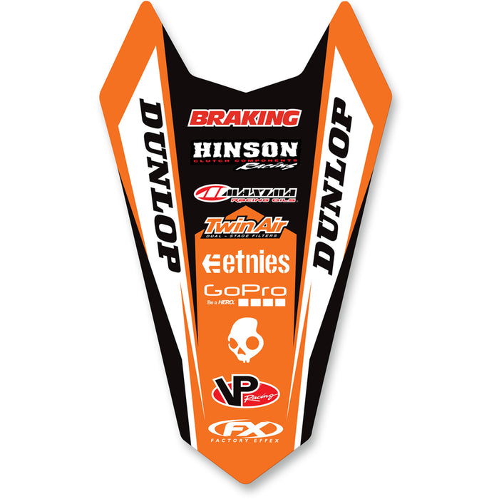 FACTORY EFFEX 4302-3601 17-32506 Rear Fender Kit Rear Fender Graphic - KTM
