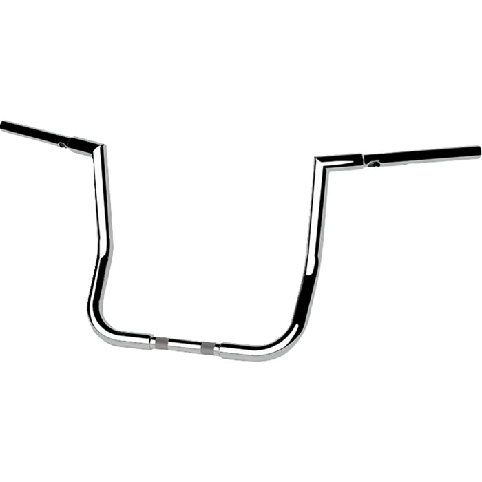 LA CHOPPERS 0601-6578 LA-7367-14 1-1/4" Twin Peaks Touring Handlebar - Bagger - 14" - Chrome