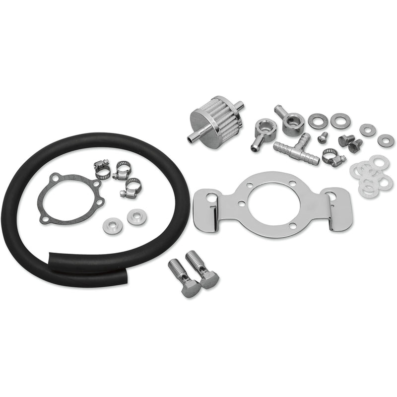 Drag Specialties Crankcase Breather Support Bracket Kit - 1013-0030 For Harley Sportster 2007-2022