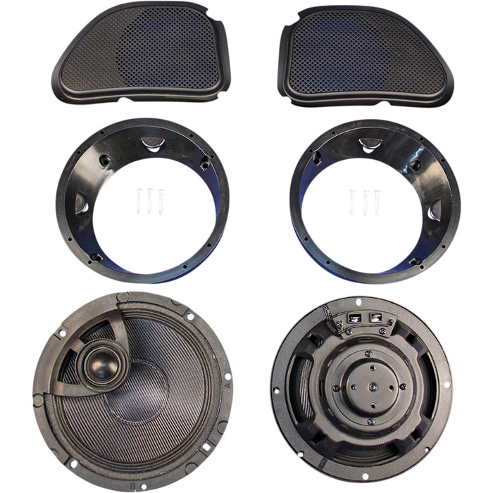J & M 4405-0823 HR13-6582TW-XRP ROKKER® XRP 6.58° Fairing Speaker Kit with Hi-Output PEI Tweeter Speaker Kit - Fairing - '98-'13 FLTR