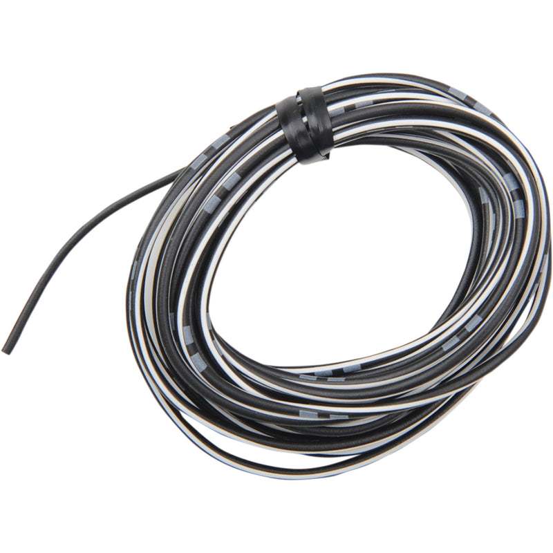 SHINDY 2120-0284 16-682 Colored Wiring 14A Wire - 13' - Black/White