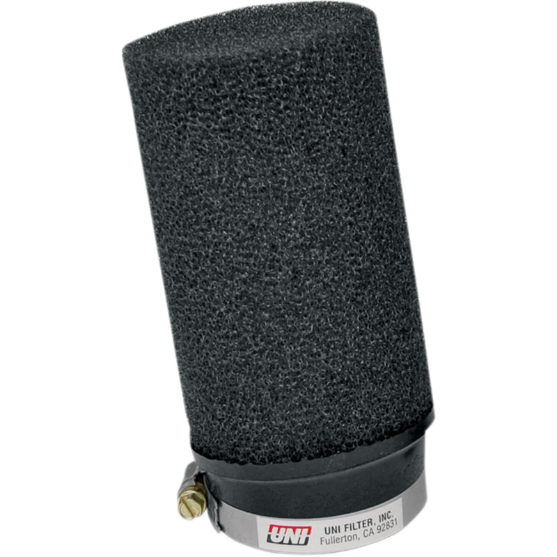 UNI FILTER 1011-1332 UP-6245SA Snowmobile Pod Air Filter angled - 2-1/2" id