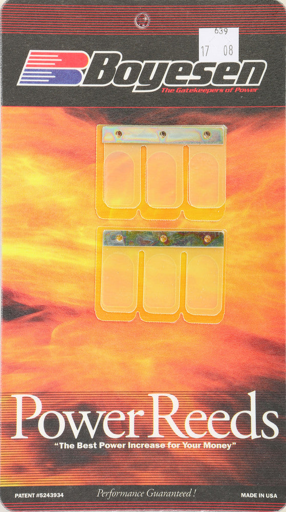 Boyesen Motorcycle Reeds - 639 Kawasaki KX 125 1989-1993