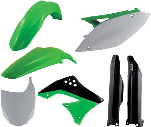 Acerbis Plastic Kit Green - 2198060145 Kawasaki KX 450 2009-2011
