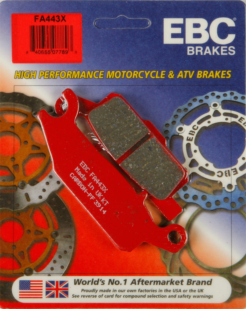 EBC Brake Pads - FA443X Yamaha ATVs 2007-2015