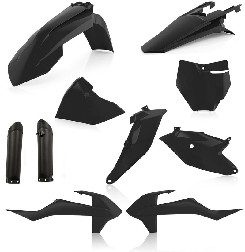 Acerbis Full Plastic Kit Black - 2686020001 KTM 85 (17/14) 2018-2024