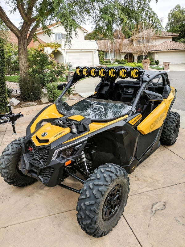 KC HiLiTES 91334 Can-am X3 45in. Pro6 Gravity LED 7-Light 140w Combo Beam Overhead Light Bar System - Photo - lifestyle view