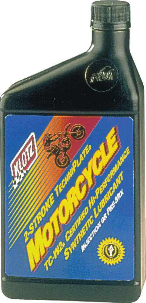 Klotz Oil TC-W2 Motorcycle Techniplate 32OZ - KL-300 For Ski-Doo Snowmobiles 2002-2019 | Husqvarna Dirt Bikes 2003-2018