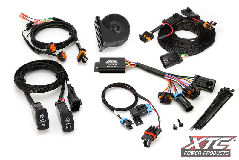Xtc Power Products Auto Turn Signal Kit W Horn AND Front DRL Lights CAN - ATS-POL-M24-DRL Polaris RZR 2022-2025