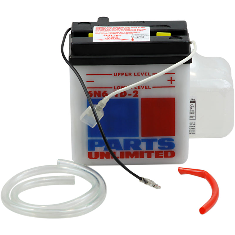 PARTS UNLIMITED 2113-0128 Conventional Battery Kit Battery - 6N6-1D-2