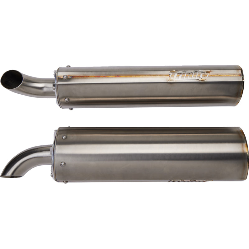 Trinity Racing Dual Canister Exhaust System - TR-4161D-SS Can-Am Maverick 2017-2023