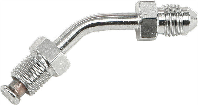 Goodridge 817-01863 P646-03CH JIC TO -3 TUBE ADAPTER 45 DEGREE CHROME 3/8"