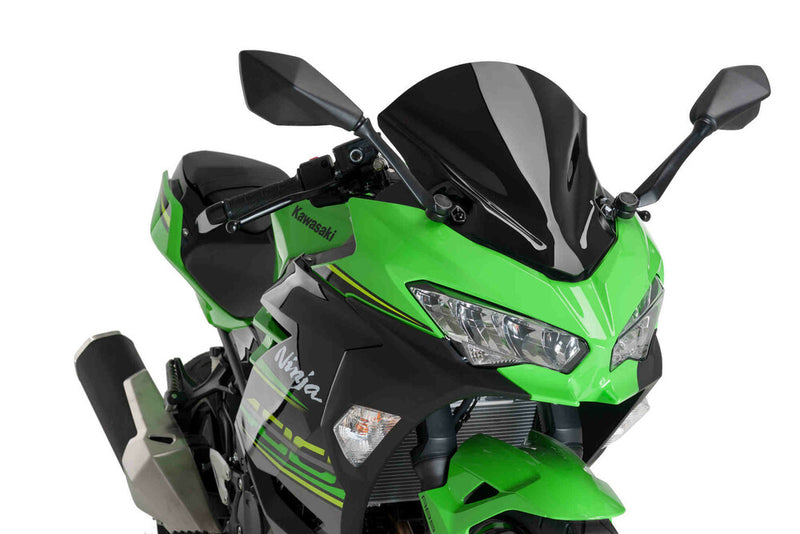 Puig Hi-Tech Parts Windscreen Z-Racing Black - 9976N Kawasaki Ninja 400 2018-2023