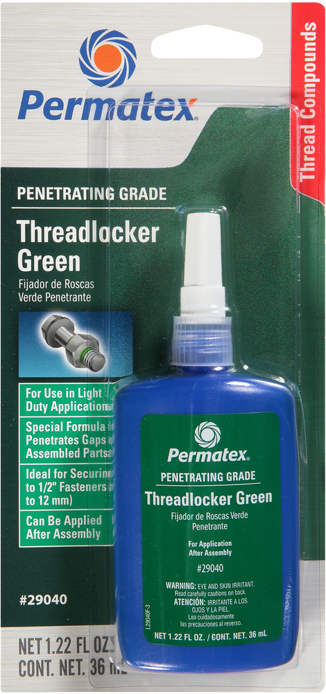 Permatex 59-9217 29040 PENETRATING GRADE THREADLOCKER GREEN 36 ML