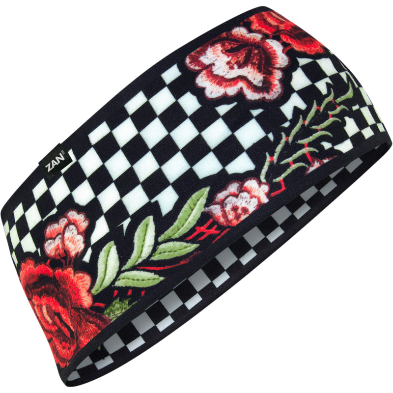 ZAN HEADGEAR 2504-0522 HBL421 SportFlex® Headband checkered floral