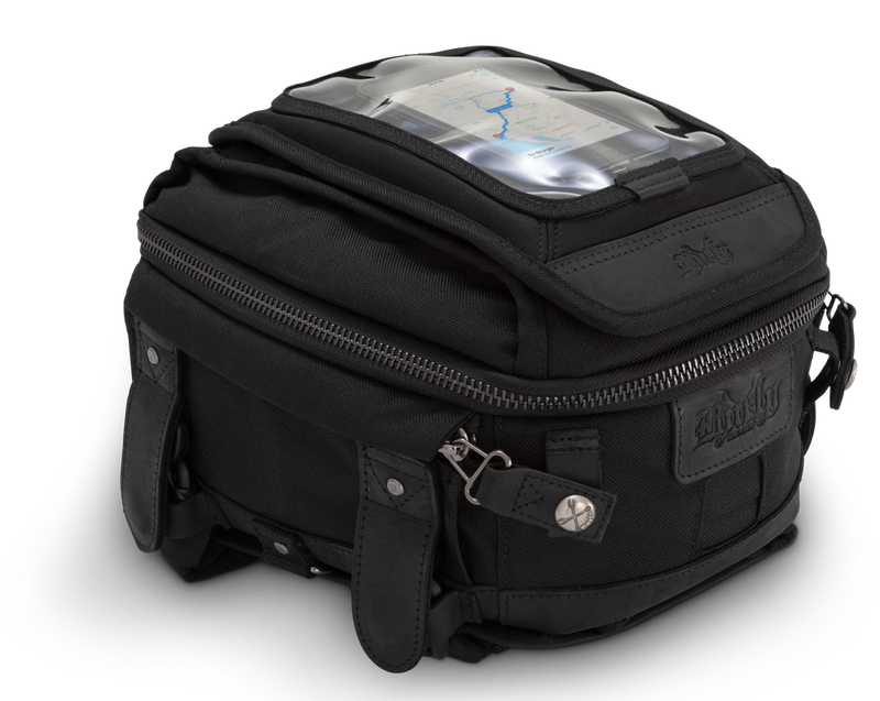 Burly Brand 750-05509 B15-1010B TANK TAIL BAG BLACK
