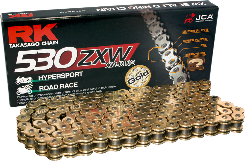 Rk Excel 691-7001G GB530ZXW-130 GB530ZXW DRIVE CHAIN GOLD 530 X 130
