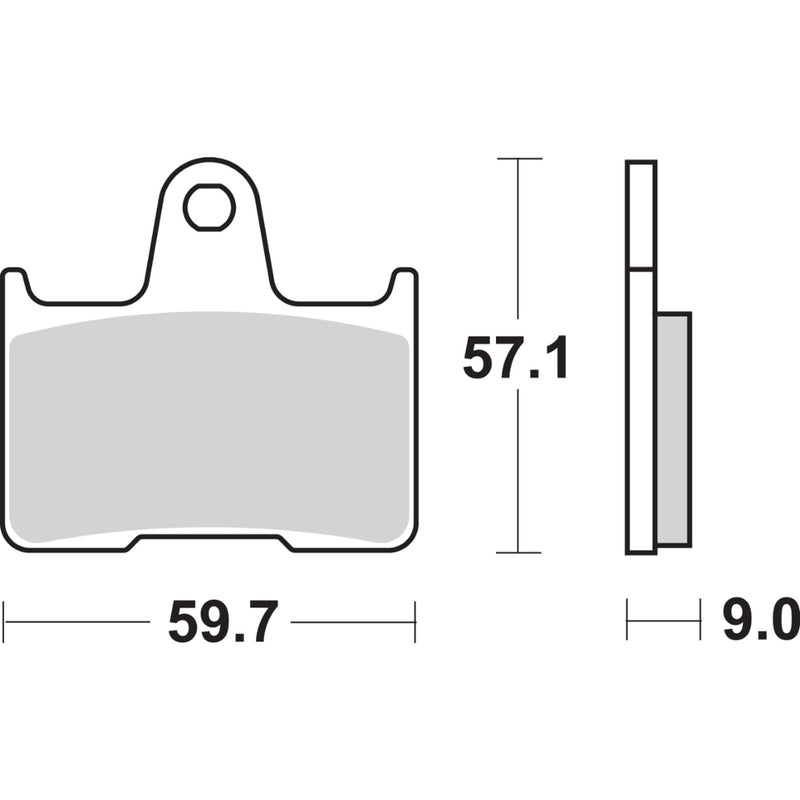 Sbs Brake Pad - 765LS Suzuki 1000 / 600 / 750 2002-2006