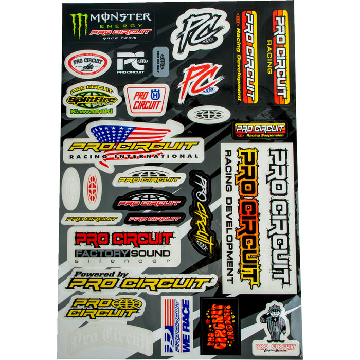 PRO CIRCUIT 4320-2551 DC22DLX Deluxe Decal Sheet
