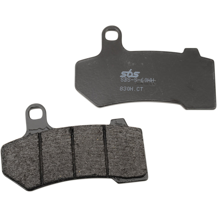 SBS 1720-0303 830H.CT Organic Harley/Buell Brake Pad Carbon Tech Brake Pads - Harley-Davidson