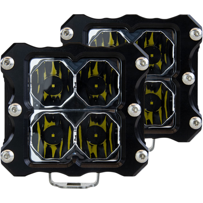 HERETIC 2001-2160 52207 6-Series Quattro Light LED Quattro Light - Flood - Pair