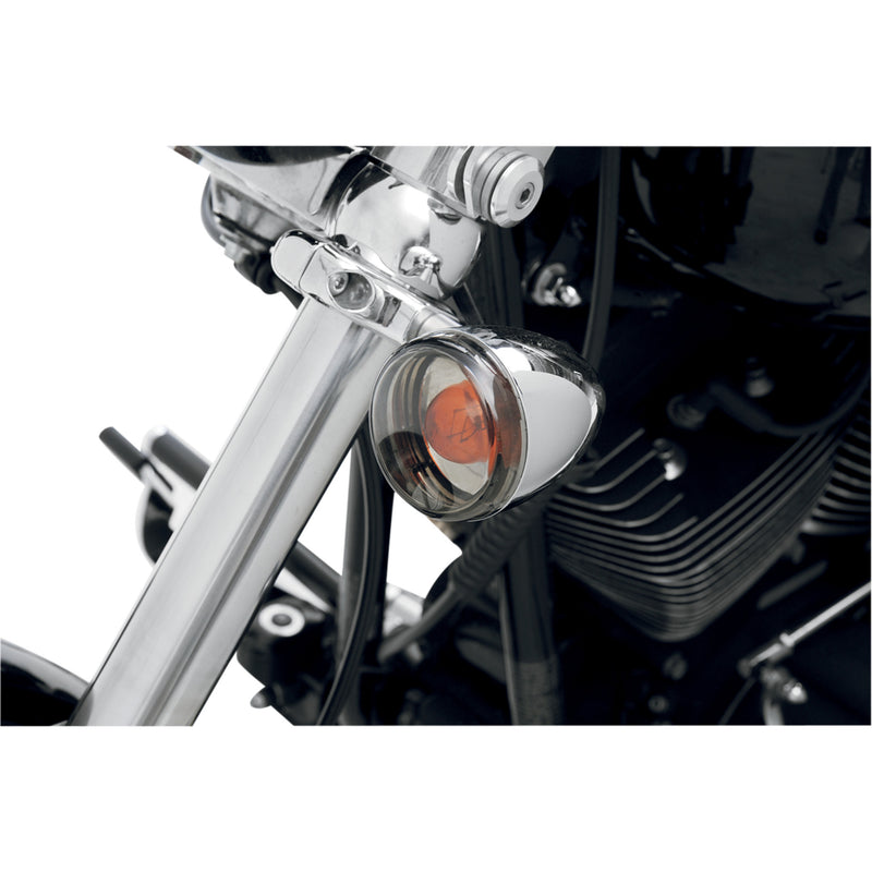 Drag Specialties Smoked Turn Signal Lens Kits For Harley Motorcycles 1999-2023