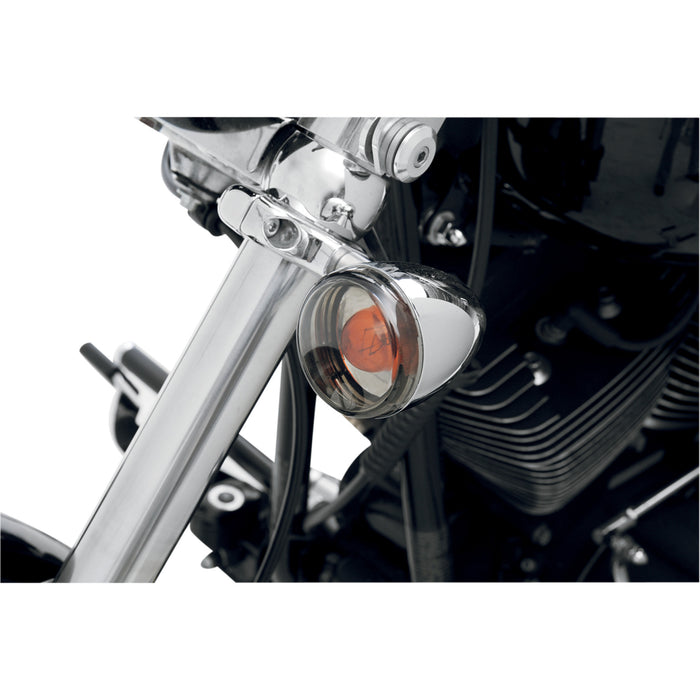 DRAG SPECIALTIES 0906-6316 Smoked Turn Signal Lens Kits Smoked Bullet Lens Kit - '00-'23