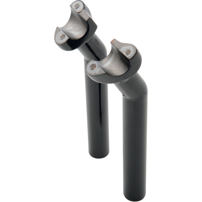 DRAG SPECIALTIES 0602-0417 Forged Aluminum Handlebar Risers pullback - 8-1/2" - black