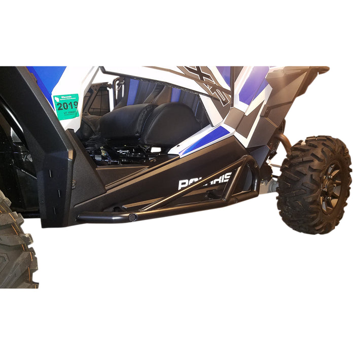MOOSE OFFROAD 0530-1424 1004-BK RZR Nerf Bars Nerf Bars - Black - RZR 2-Seater
