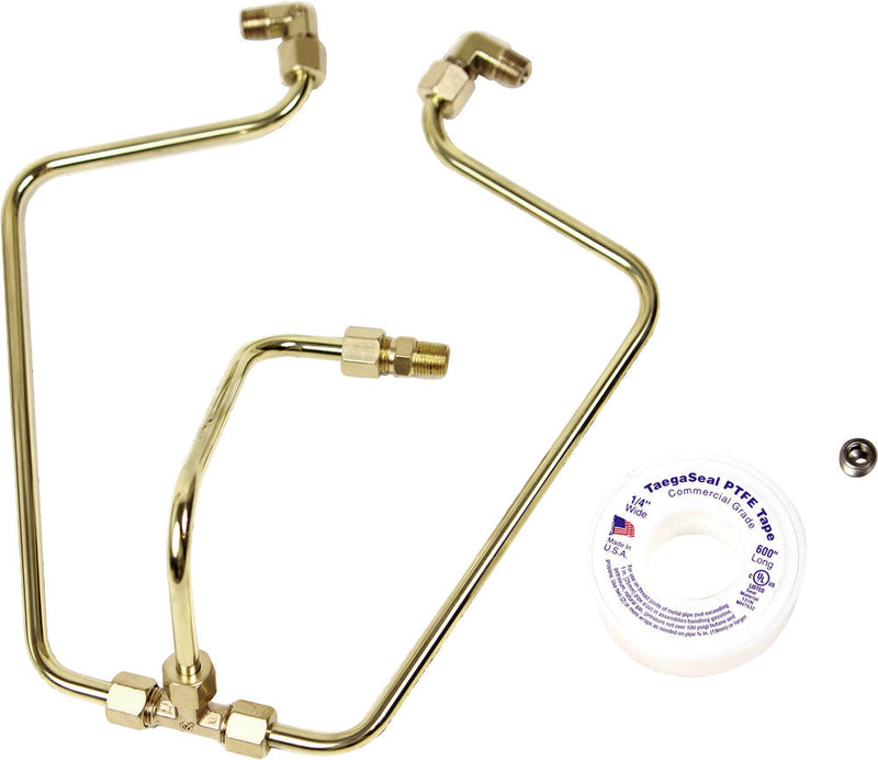 Old Stf 880-2110 STFB66 BRASS ROCKER BOX SPLIT OIL LINE
