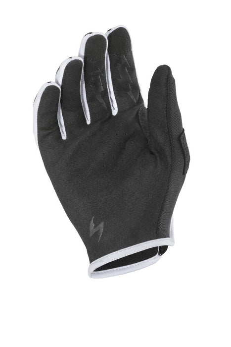 Scorpion Exo 75-6156S G44-033 AIR-STRETCH GLOVES CHARGE BLACK/WHITE SM