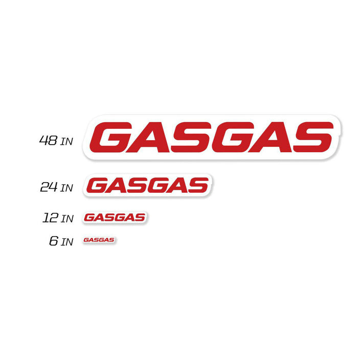 D-cor 862-4065112 40-65-112 12" GASGAS DECAL 8 MIL