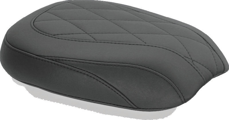 Mustang Motorcycle 76763 Mustang 11-13 Harley Blackline, 12-17 Slim/slim S Wide Tripper Passenger Seat Diamond Stitch - Blac - Photo - Primary