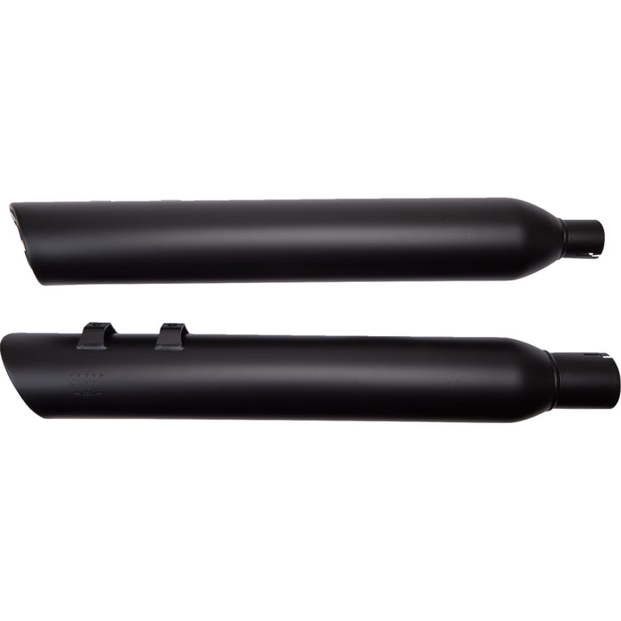 COBRA 1801-1048 6108RB 909 Twins Slip-On Mufflers - 909 Slip-On Mufflers for FL - Black