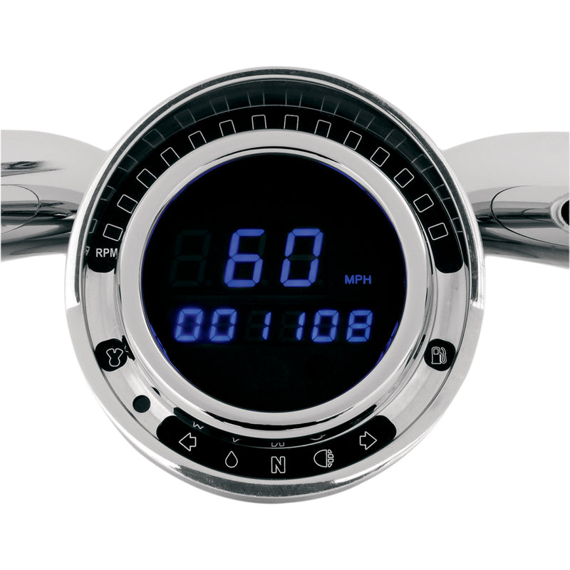 DAKOTA DIGITAL 2210-0148 BD-140 Big Dog Direct Plug-in Speedometer - Blue LED