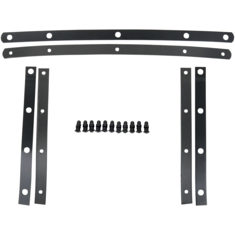 MEMPHIS SHADES 2321-0096 MEM0915 Replacement Fats/Slim Windshield Straps Fats Windshield Hardware Straps - Black