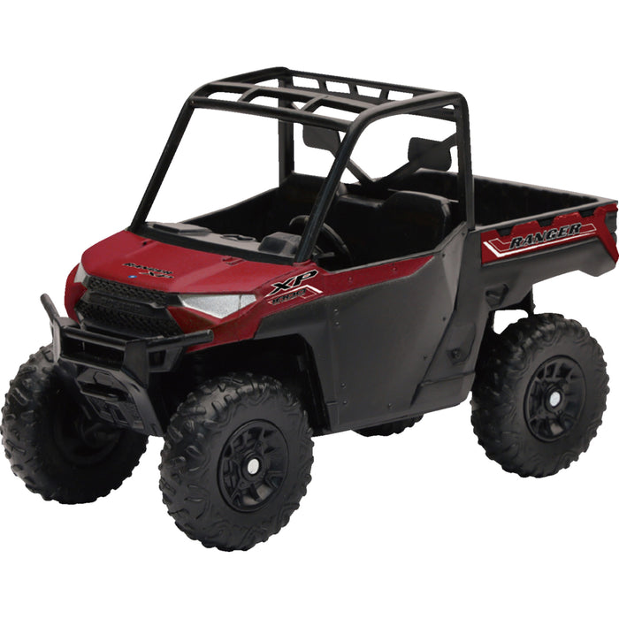 NEW RAY TOYS 7001-0010 07353A Mini Polaris Ranger XP1000 EPS 1:18 scale - black/red
