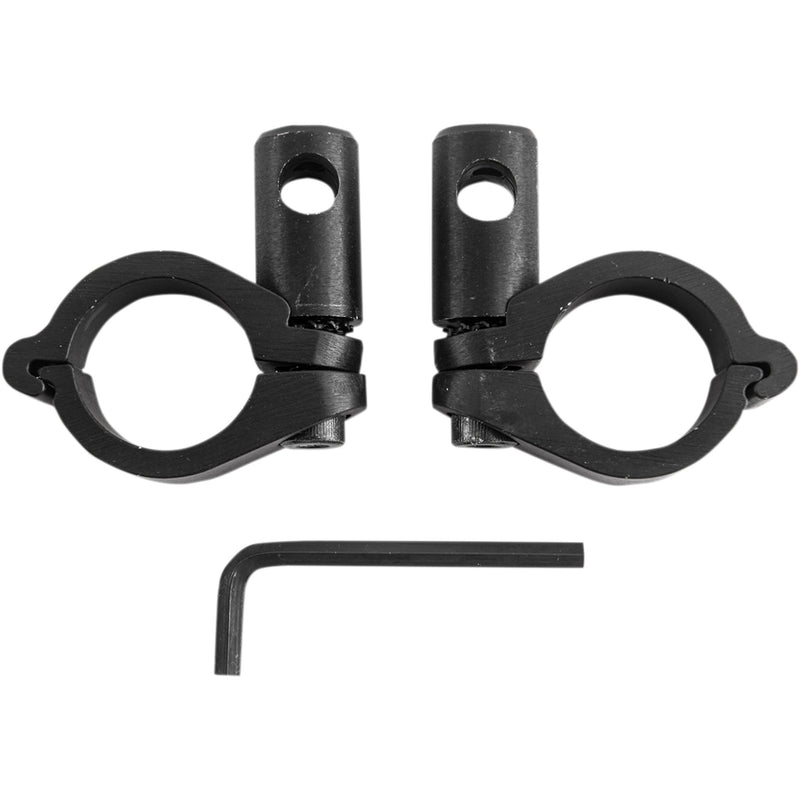 SLIPSTREAMER S1-C S-1-C Replacement Round Windshield Handlebar Clamp Kit Round Bar Clamp Kit - 1"